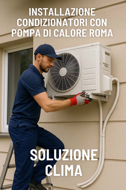 Installazione condizionatori con pompa di calore Roma