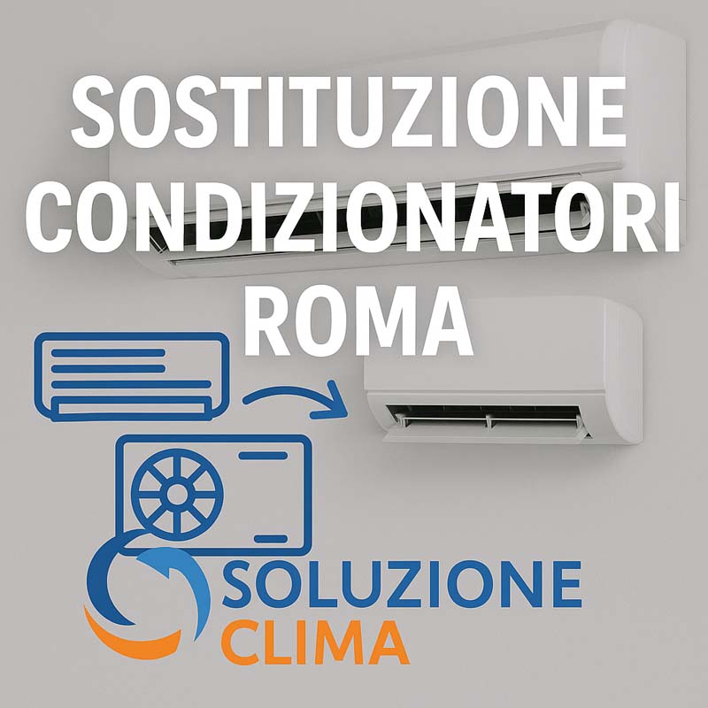 Sostituzione condizionatori Roma